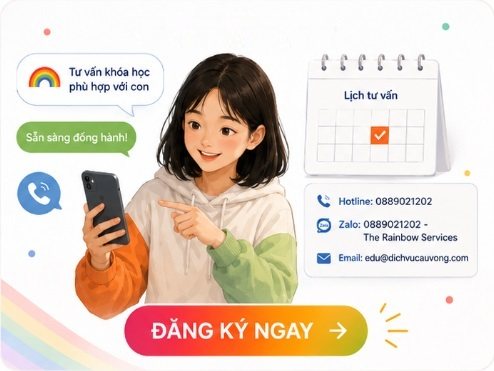 Bước tiếp theo — Đăng ký ngay. Hotline 0889021202, Zalo 0889021202, Email edu@dichvucauvong.com
